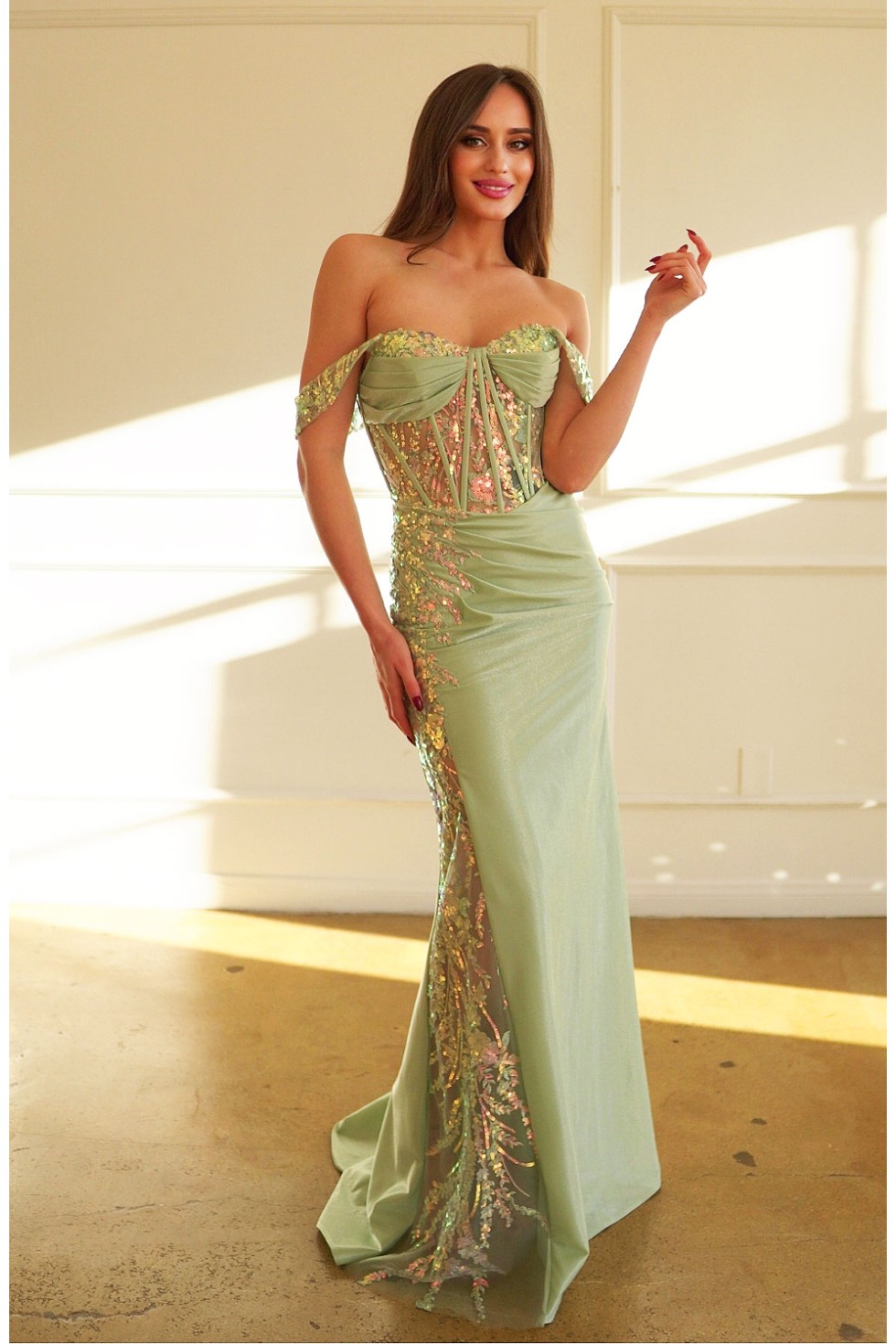 HC1020-High Couture Dress